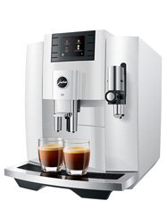 Jura E8 Piano Ehite koffiemachine